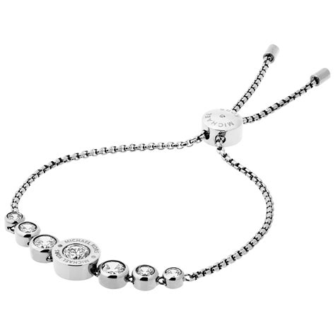 michael kors adjustable bracelet|michael kors sterling silver bracelet.